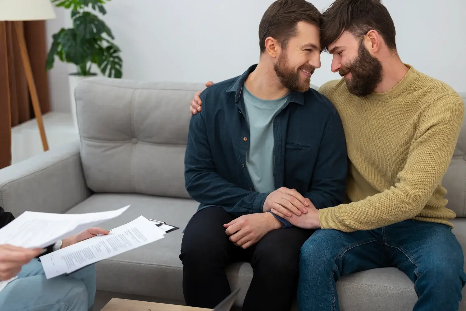 2SLGBTQI+ Counselling Person receiving support from a professional counselor for hoarding issues.