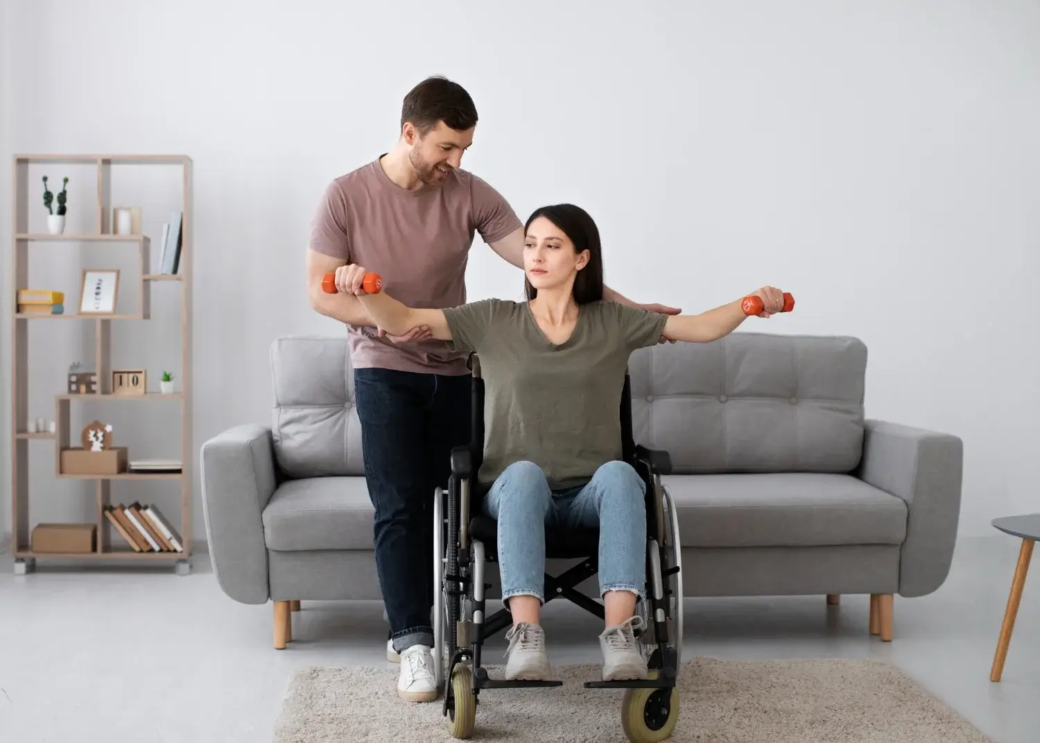 PDD Support Person receiving support from a professional counselor for hoarding issues.